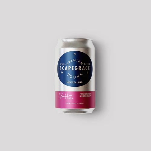 Scapegrace -Vodka & Soda- With Pomegranate & Doris Plum