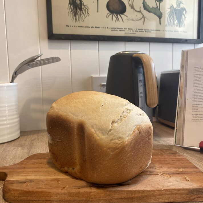 Extra loaf of breadmaker bread